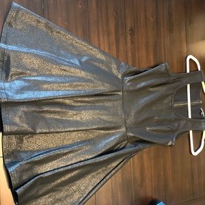 Express size Medium faux leather dress!